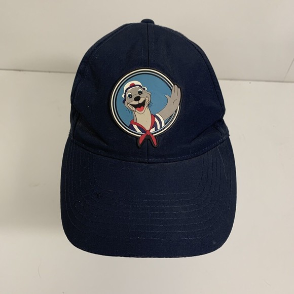New Ocean Park Hong Kong Baseball Cap Hat Blue Embroidered Strap  Theme - Picture 1 of 11